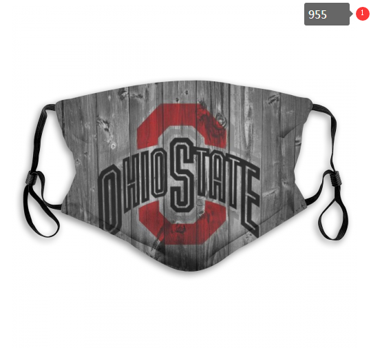 NCAA Ohio State Buckeyes #14 Dust mask with filter->ncaa dust mask->Sports Accessory